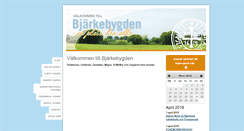 Desktop Screenshot of bjarkebygden.se