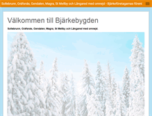 Tablet Screenshot of bjarkebygden.se